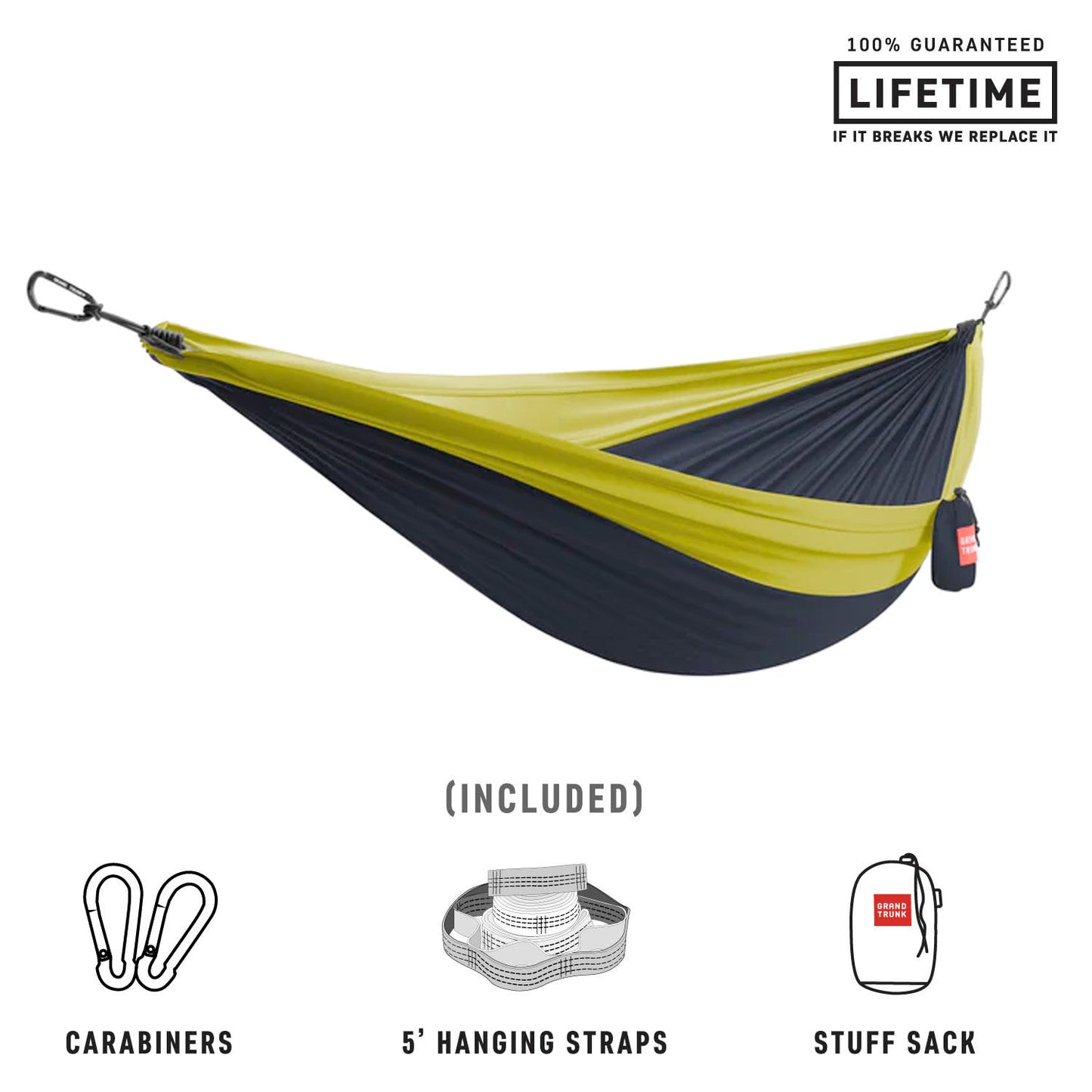Double Deluxe Hammock with Straps