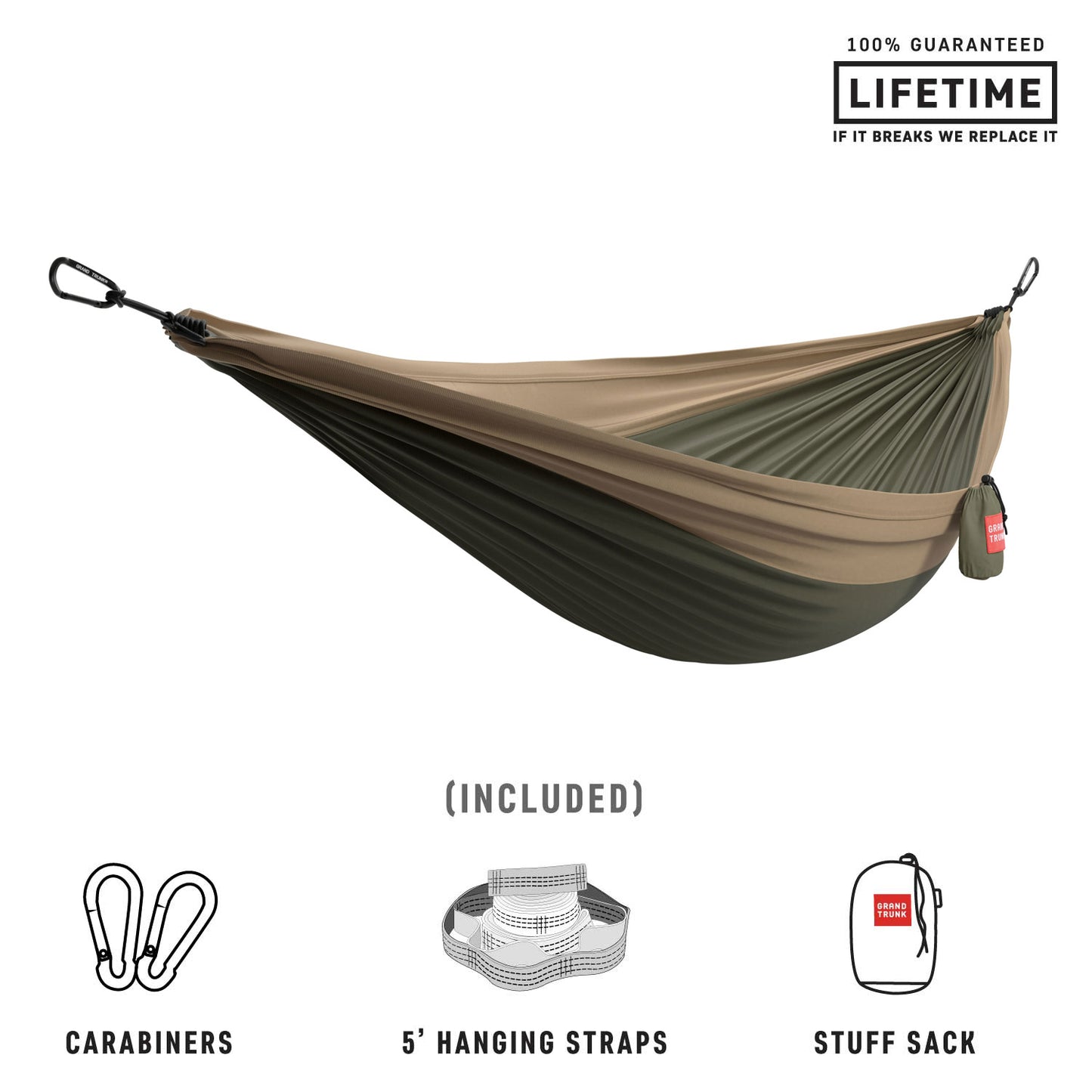 Double Deluxe Hammock with Straps
