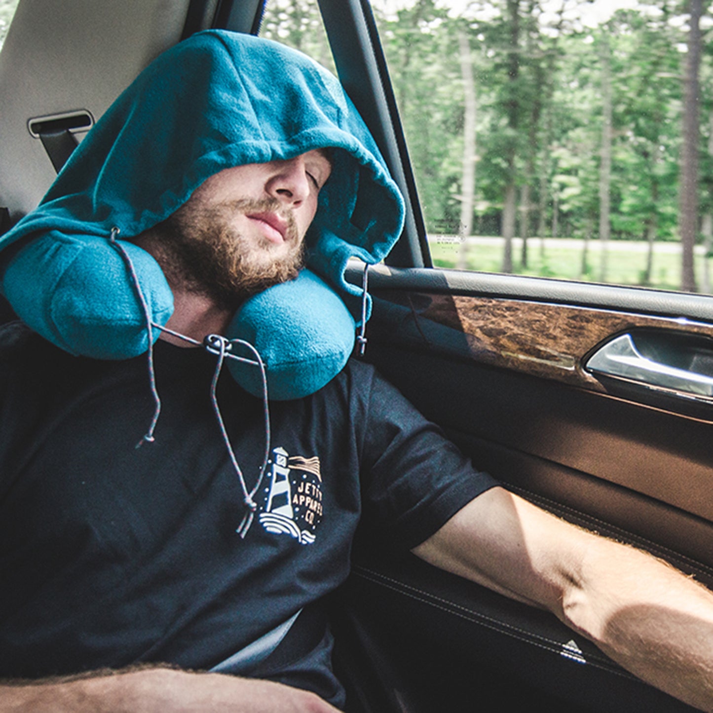 Hooded Travel Neck Pillow htp-ls-02
