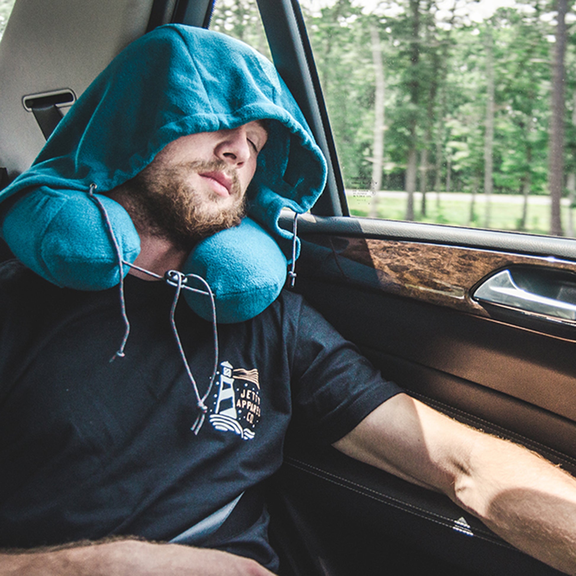 Hooded Travel Neck Pillow htp-ls-02