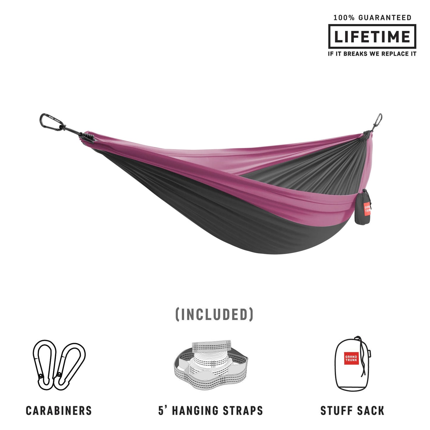 Double Deluxe Hammock with Straps